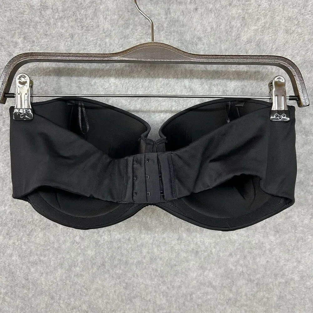 Maidenform Womens Strapless Bra Black Size 38D